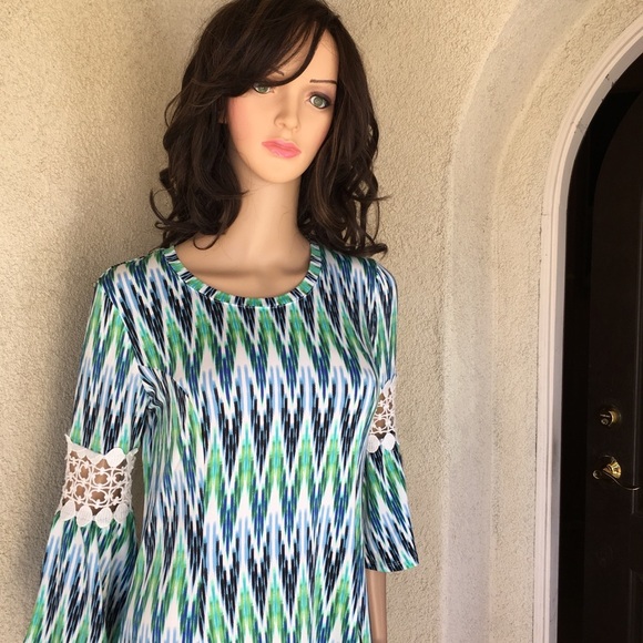 NWT Ny Collection multicolored Women’s drees Sz PS - Picture 8 of 8